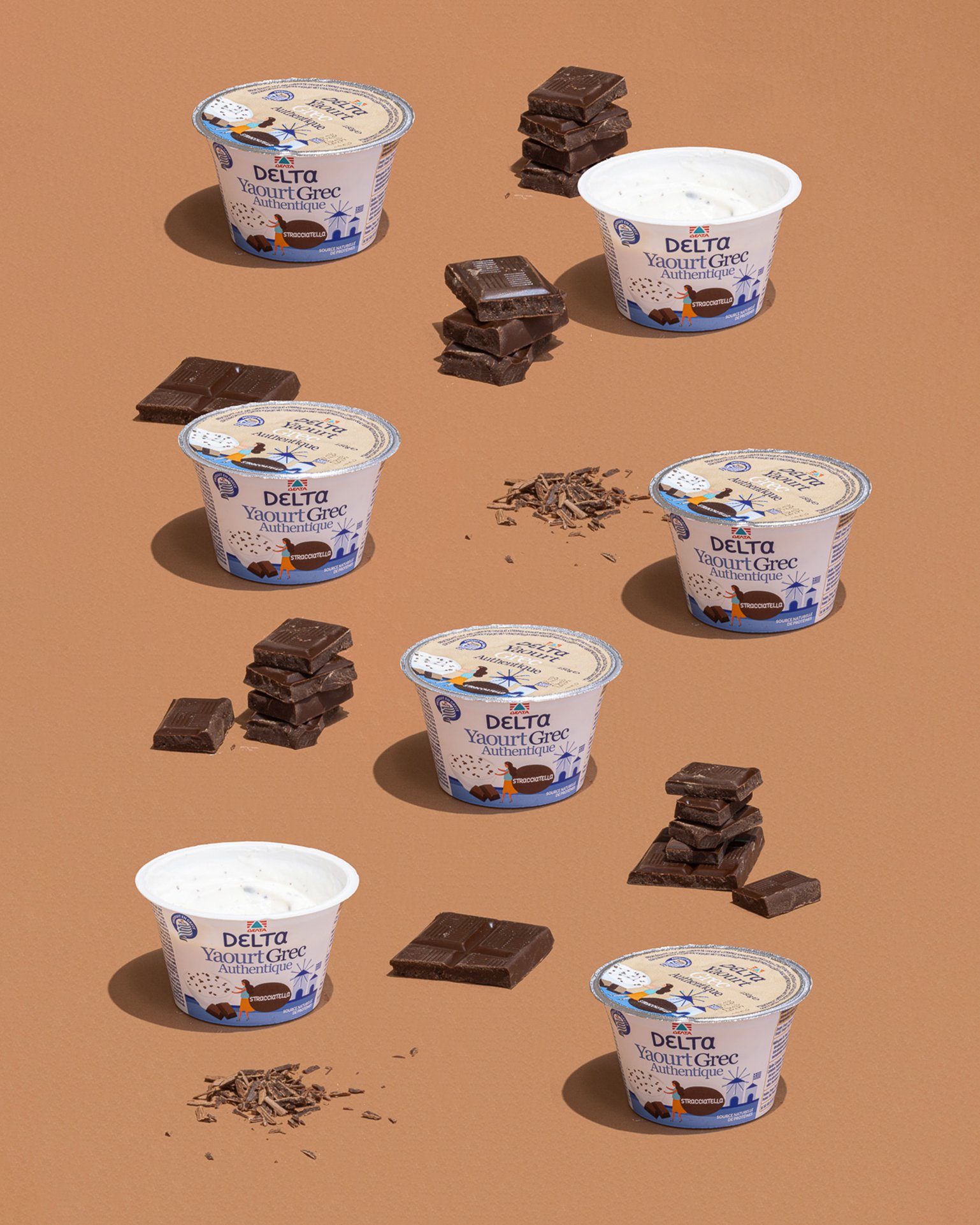 Delta Yaourt Grec Straciatella Packaging