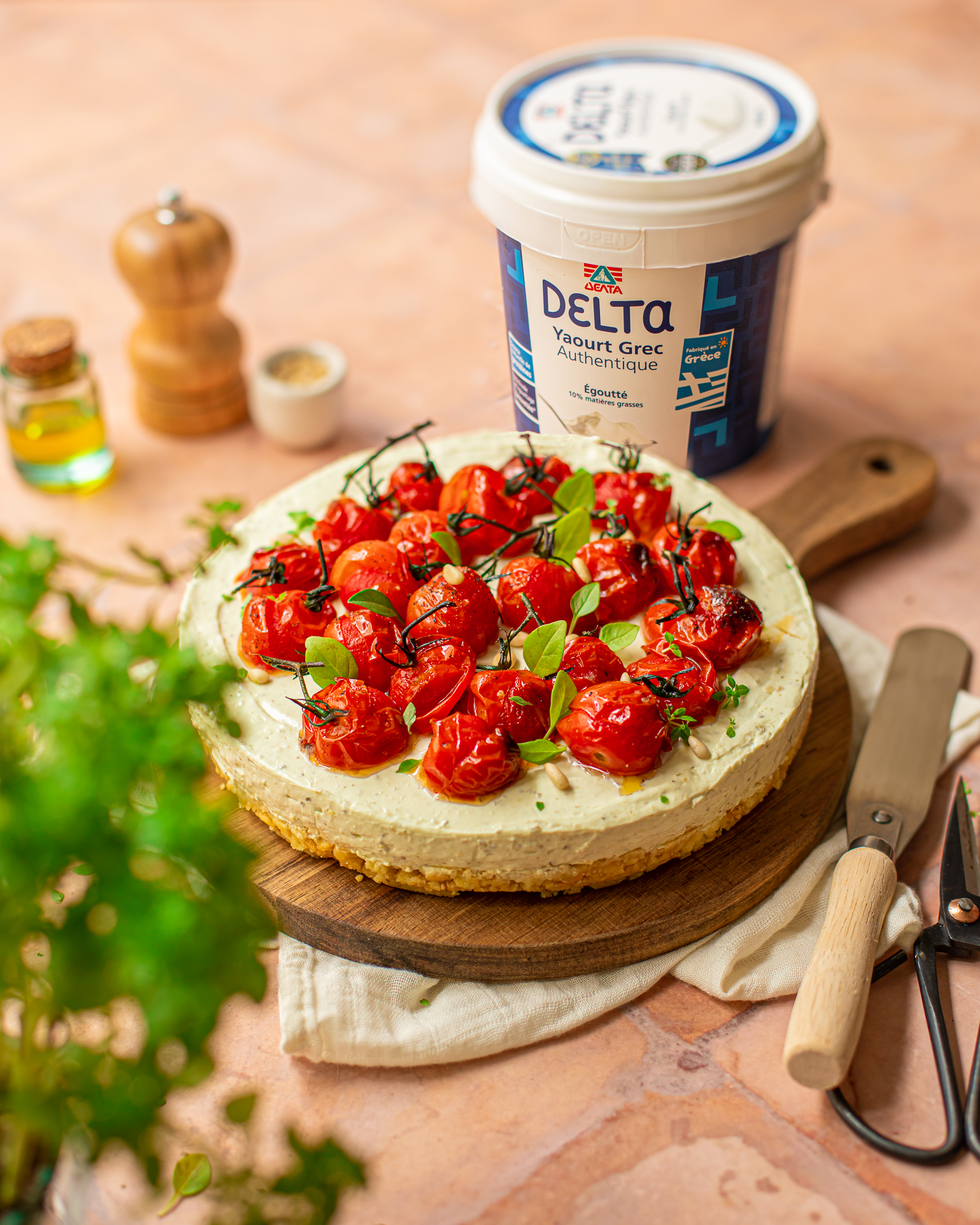 Delta Yaourt Grec Cheesecake tomates