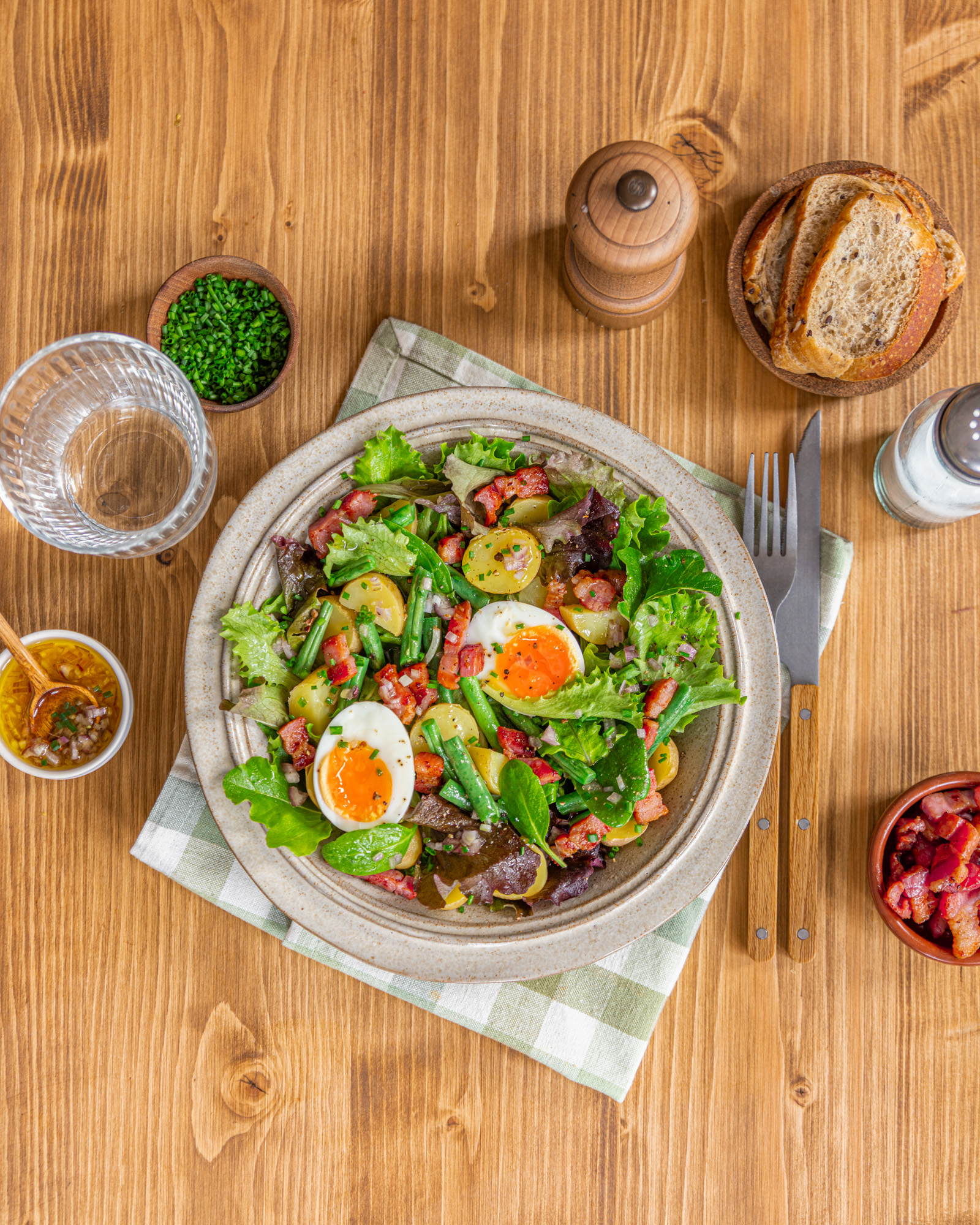 Florette, salade chèvre chaud mâche betterave