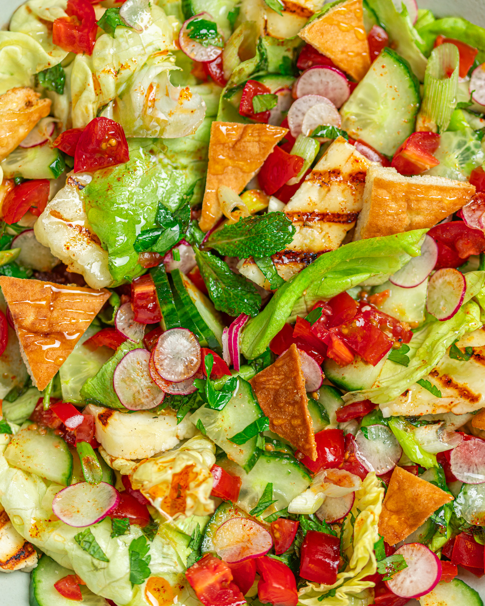 Florette, macro fattoush halloumi