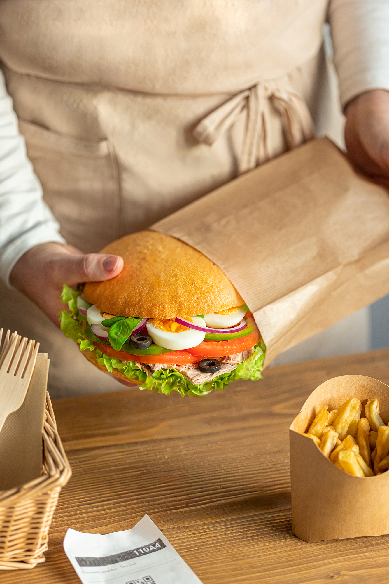 Salade à emporter kraft