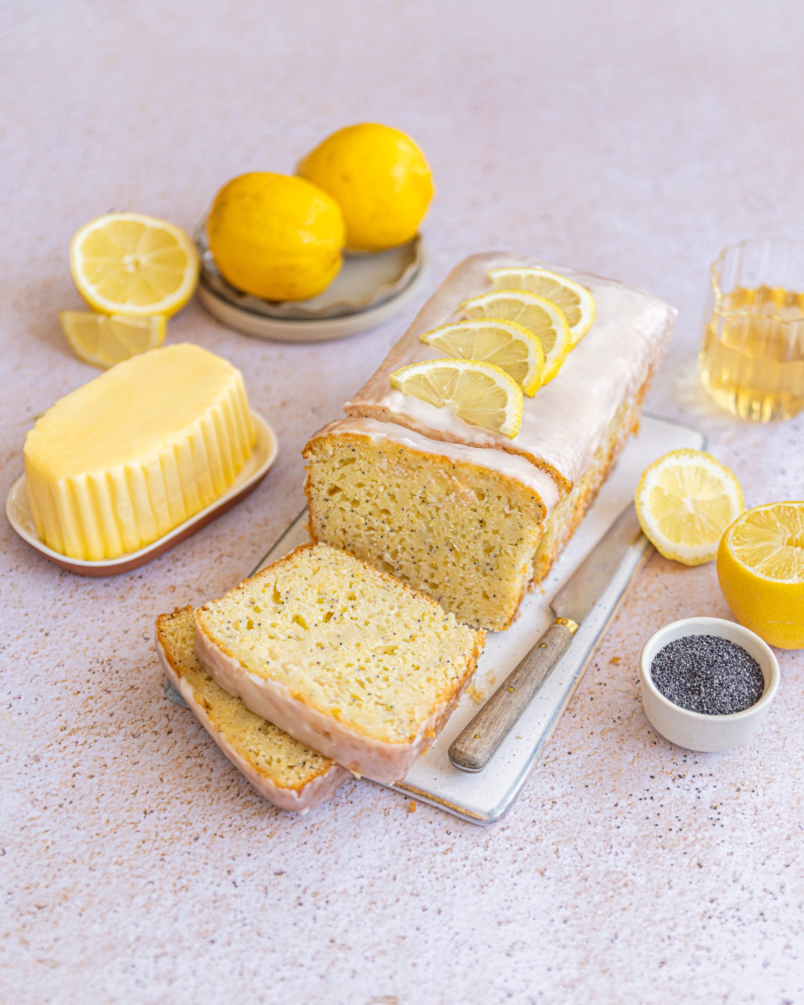 Grand Fermage cake citron pavot glacé