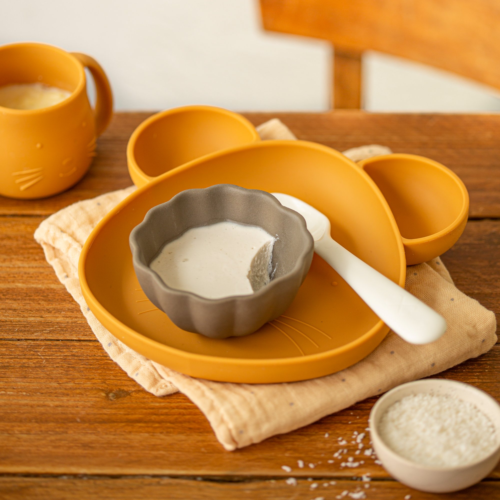 Nutricia, panna cotta riz