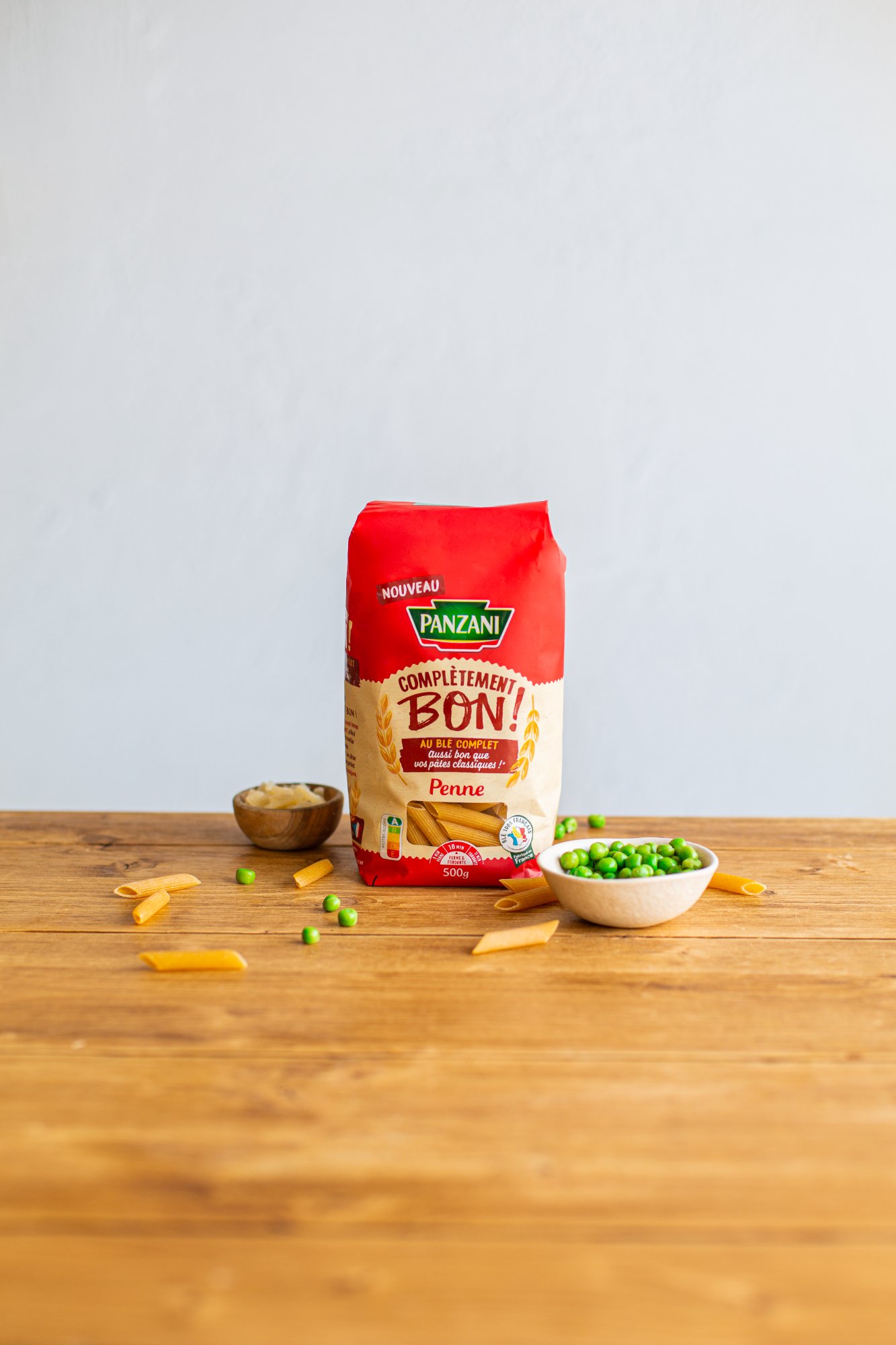 Panzani Complètement Bon, torti blé complet