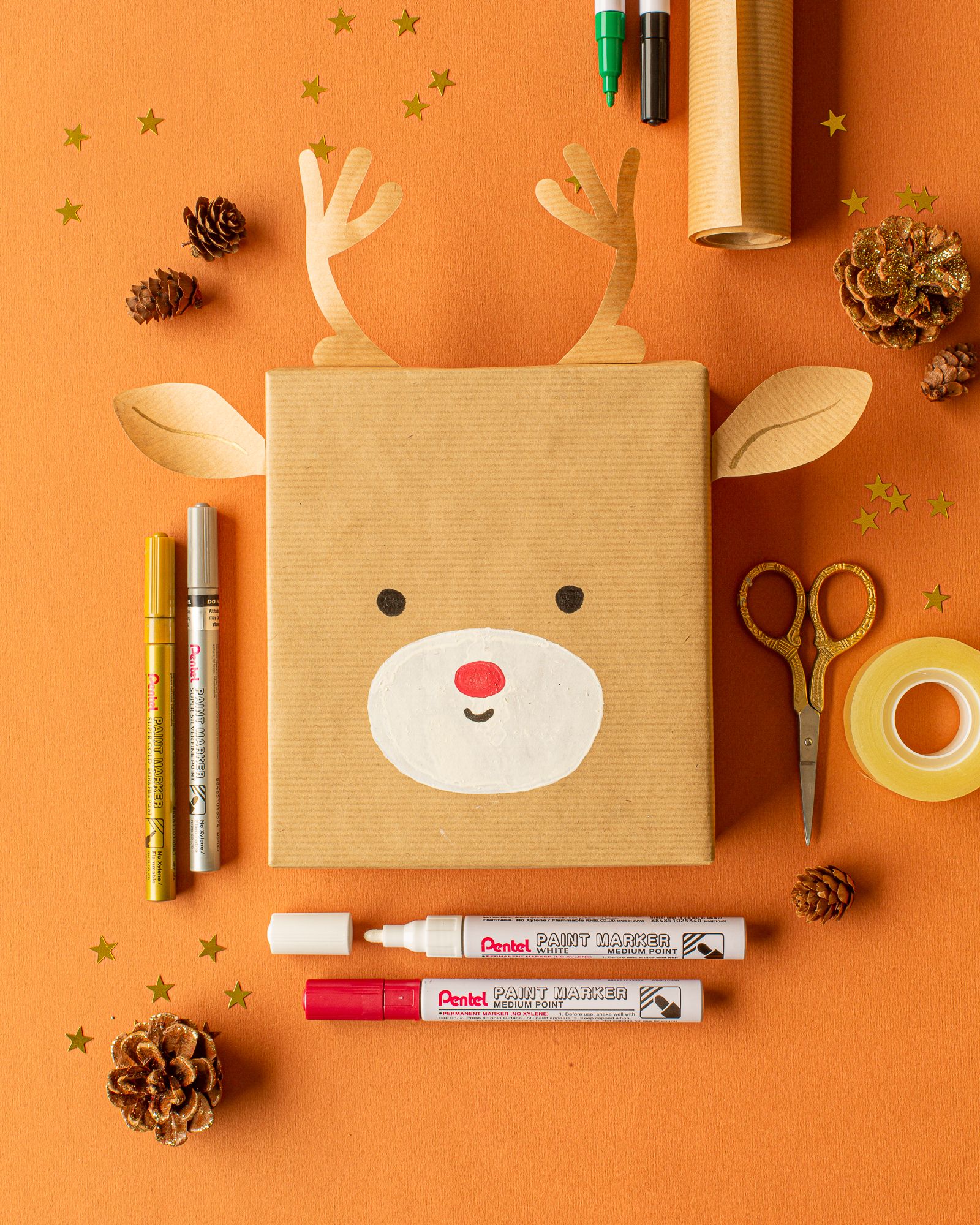 Pentel Brush Sign Pen, affiche Prenez et donnez