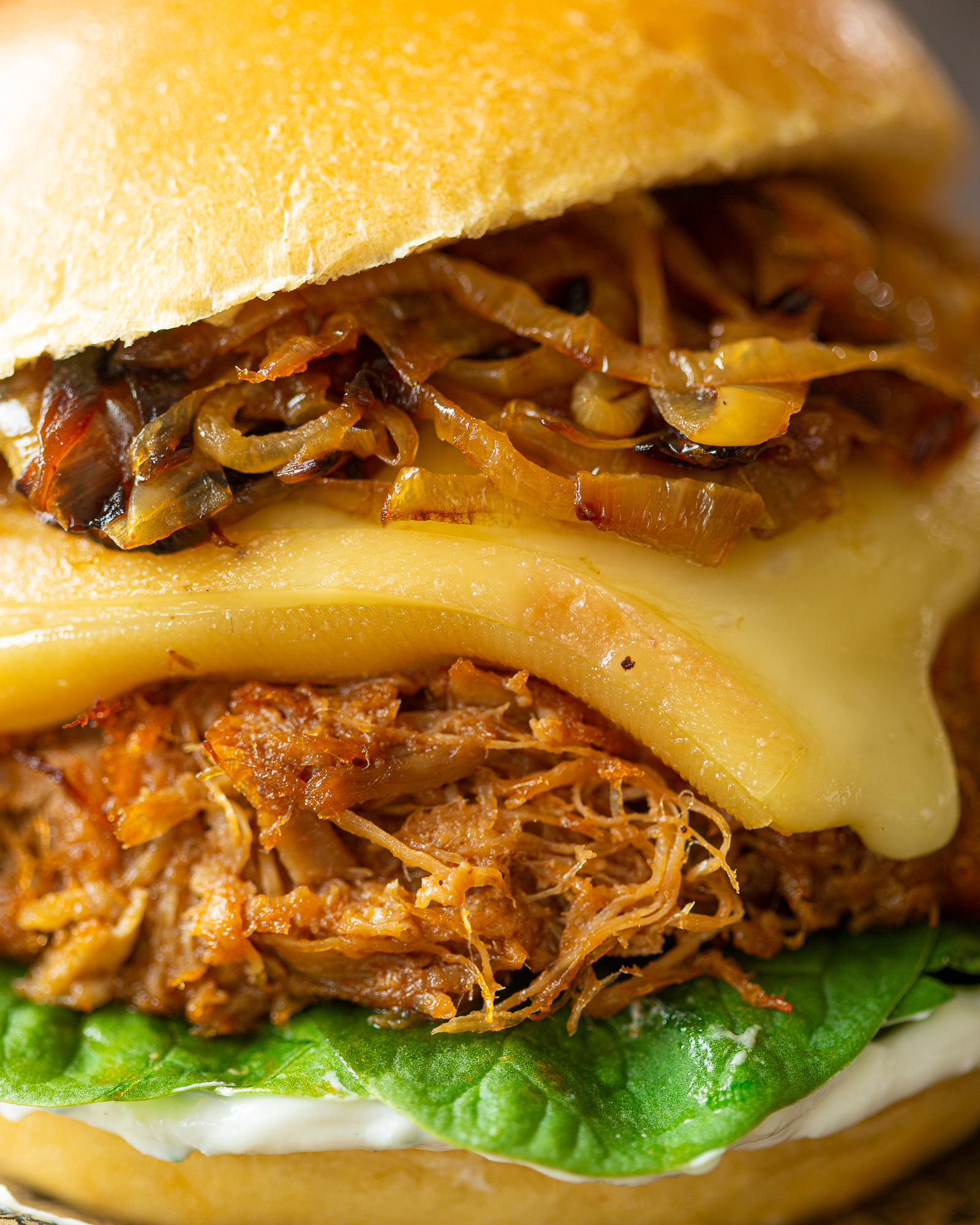 Priméale, macro burger pulled pork