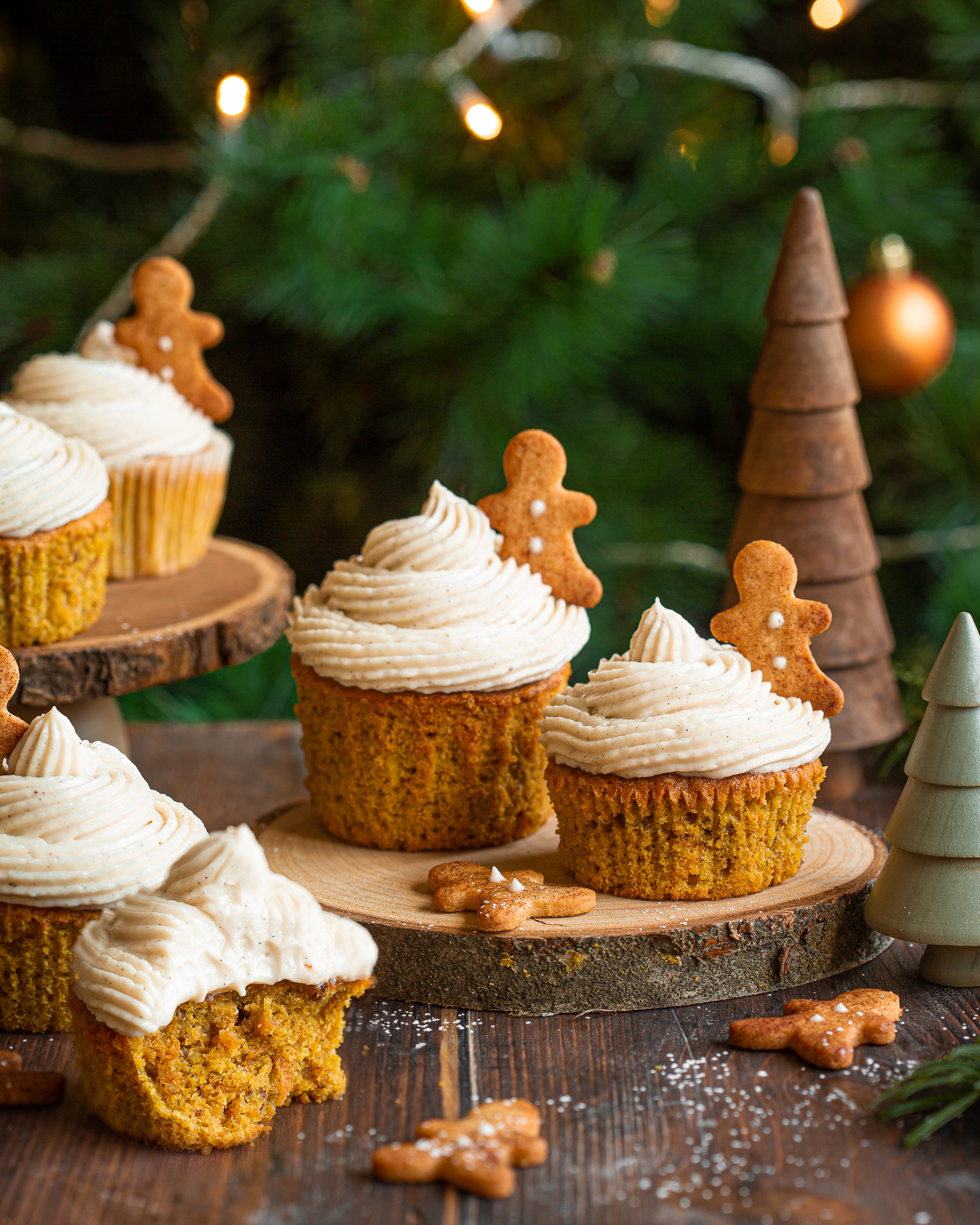 Priméale, cupcakes pain d'épices Noël