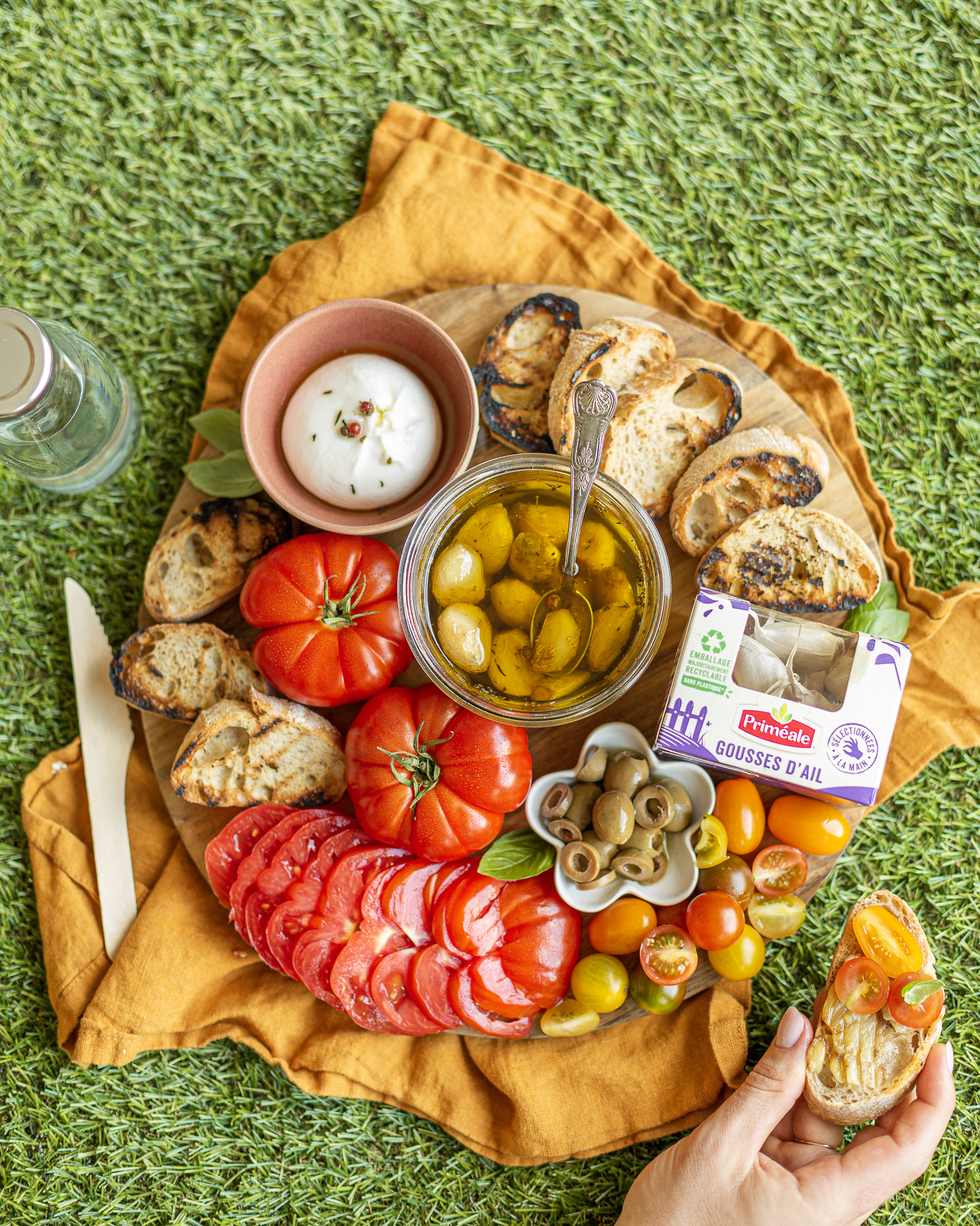 Priméale Gousses d'ail, plateau apéro