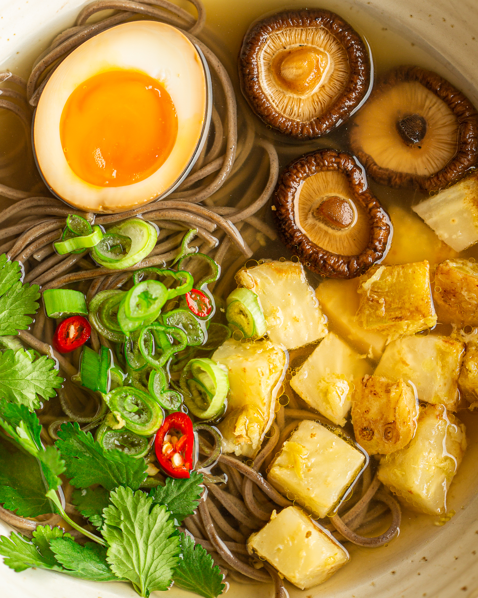 Priméale, soba bowl tofu shiitaké