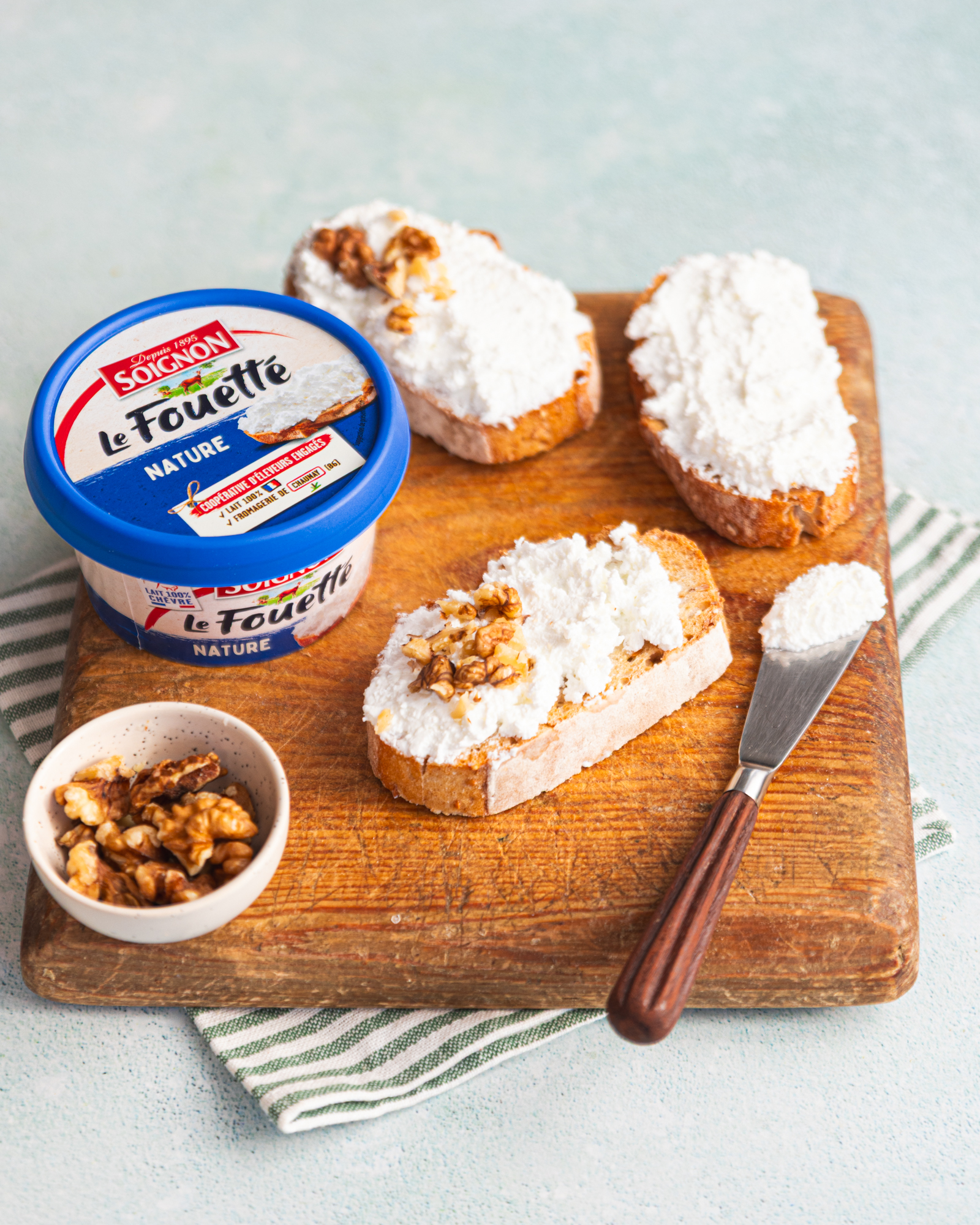 Soignon, Le Fouetté tartines noix