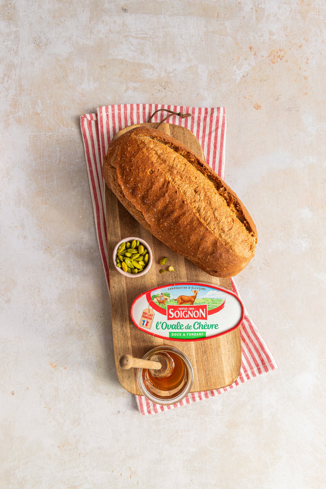 Soignon, ingrédients L'Ovale de Chèvre